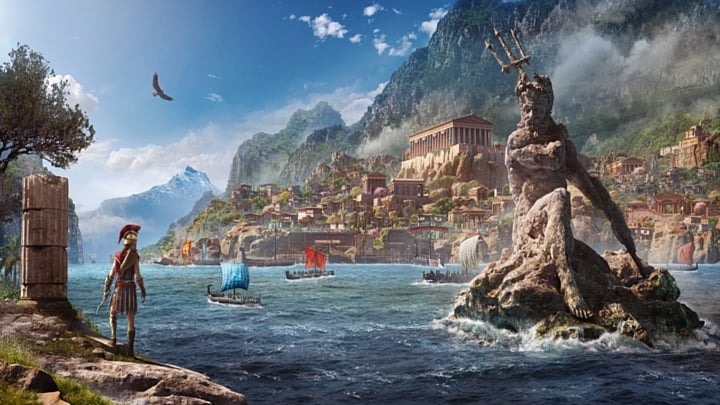 Cały ten świat czeka na odkrycie – i nie pozostawia wielu wskazówek. - Tryb eksploracji w Assassin's Creed Odyssey usuwa znaczniki misji z mapy - wiadomość - 2018-09-11