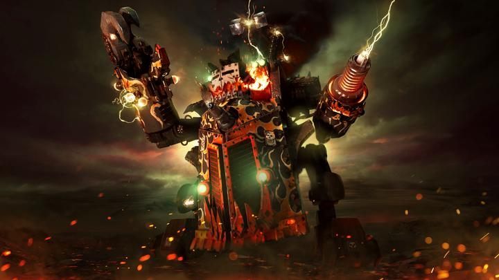 Big Kustom i inne skórki z Pakietu Władców Wojny będą dostępne dla wszystkich na czas otwartych beta-testów. - Warhammer 40,000: Dawn of War III - zapowiedziano otwarte beta-testy - wiadomość - 2017-04-05