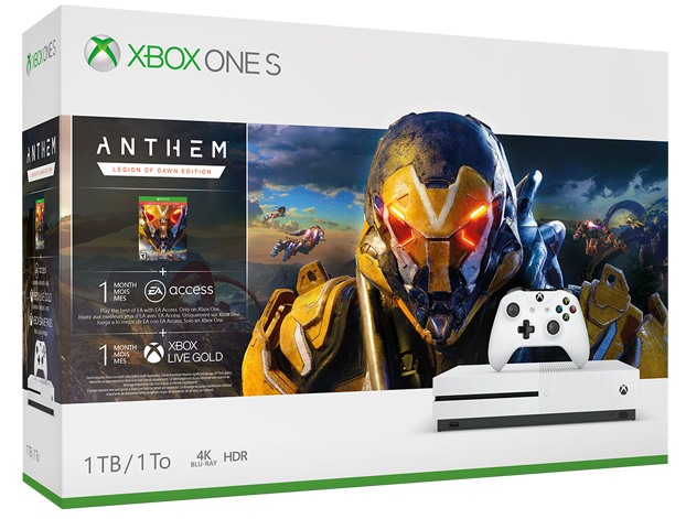 Zestaw z konsolą Xbox One S i grą Anthem dostępny na premierę - ilustracja #1