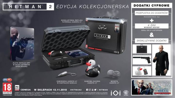 Edycja Kolekcjonerska gry Hitman 2 w wersji na komputery osobiste w planie wydawniczym firmy Cenega  - ilustracja #1