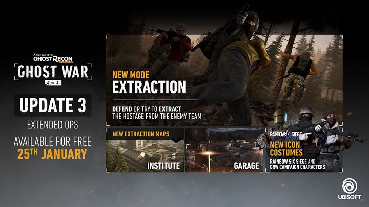 Zawartość jutrzejszej aktualizacji. - Ghost Recon Wildlands - jutro ukaże się aktualizacja Extended Ops - wiadomość - 2018-01-24