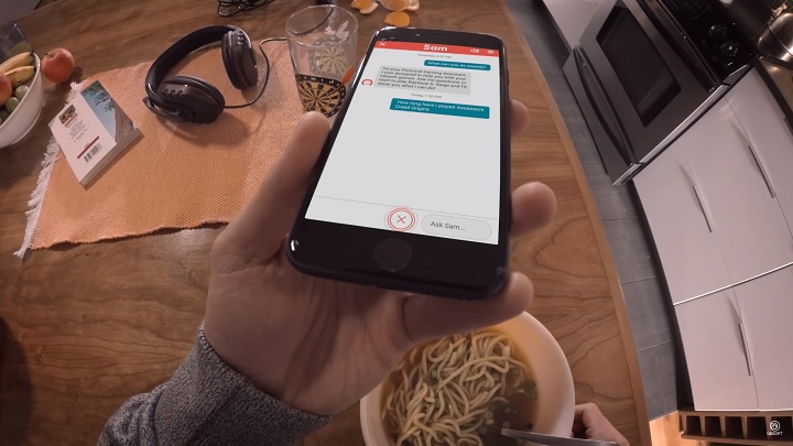 Sam sprawdzi Twoje statystyki, gdy Ty będziesz zajadać się zupą. - Ubisoft zapowiedział Sama, czyli osobistego asystenta gier - wiadomość - 2018-01-24