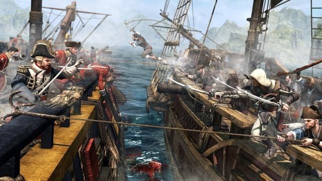 Abordaże będą jednym z głównych elementów rozgrywki Black Flag - Assassin’s Creed IV: Black Flag – pirackie życie w nowym filmiku - wiadomość - 2013-07-10