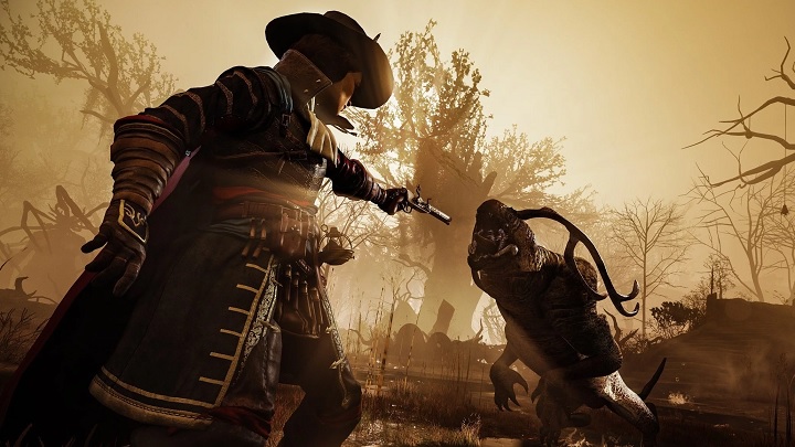 Artystyczna wizja prezentująca deweloperów ze studia Spiders walczących z bugami trapiącymi ich dzieło. - Pierwszy patch do GreedFall poprawi m.in. polskie tłumaczenie - wiadomość - 2019-09-24