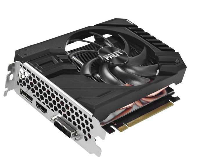 GTX 1650 od firmy Palit. Źródło: VideoCardz.