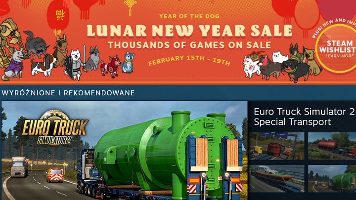 Kolejna wyprzedaż wystartowała na Steamie. Firma Gabe’a Newella nie ma litości dla naszych portfeli i kart kredytowych… - Wyprzedaż Lunar New Year wystartowała na Steamie - wiadomość - 2018-02-16