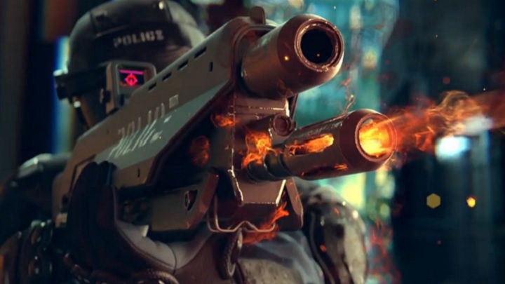 Gdyby w powyższej scenie człowiek z giwerą symbolizował CD Projekt RED, po drugiej stronie lufy znalazłyby się lootboksy. - Cyberpunk 2077 bez lootboksów – autorzy chcą grać z fanami w otwarte karty - wiadomość - 2018-02-16