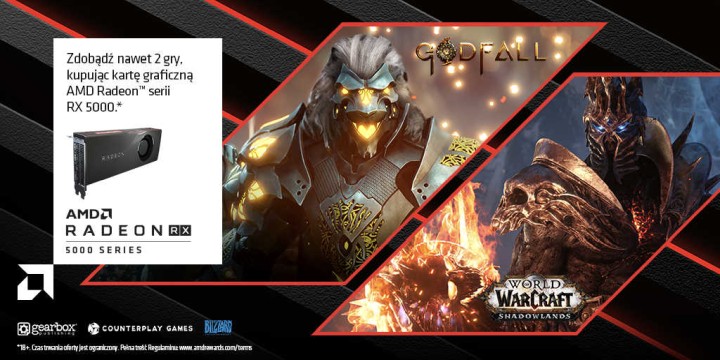 Godfall i WoW Shadowlands za darmo z kartami AMD Radeon RX 5000 - ilustracja #2