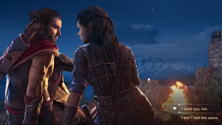 Opcje romansowe to obowiązkowe zapożyczenie z gier RPG. - Assassin's Creed Odyssey otrzyma kilka zakończeń - wiadomość - 2018-06-13