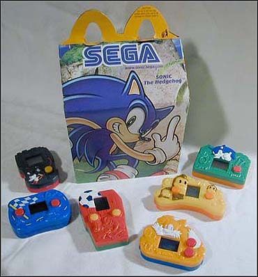 Sonic the Hedgehog w zestawach Happy Meals w sieci McDonald's - ilustracja #1
