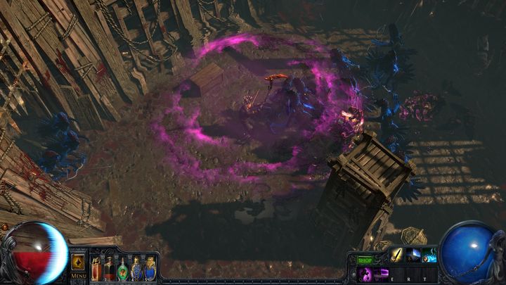 Klimatyczna gra cieni ma kluczowe znaczenie dla oprawy Path of Exile.