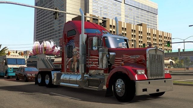 American Truck Simulator to amerykański bliźniak gry Euro Truck Simulator. - American Truck Simulator - amerykańskie lokacje na nowych screenach - wiadomość - 2016-01-21
