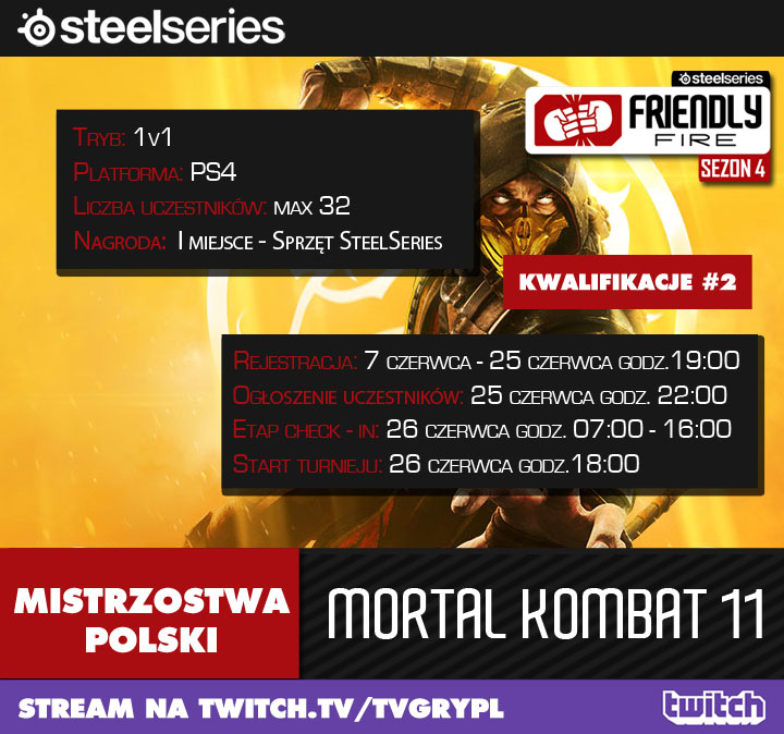 Drugi turniej kwalifikacyjny do Mistrzostw Polski Mortal Kombat 11 - ilustracja #2