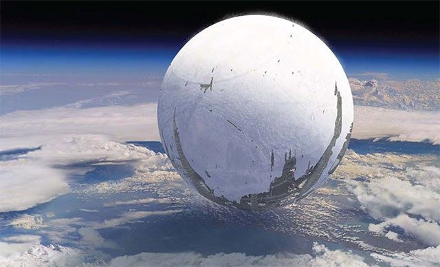 Ten gigantyczny statek kosmiczny nosi nazwę Traveler. - Destiny - wyciekły szczegóły fabuły i obrazki z nowej gry Bungie - wiadomość - 2012-11-28