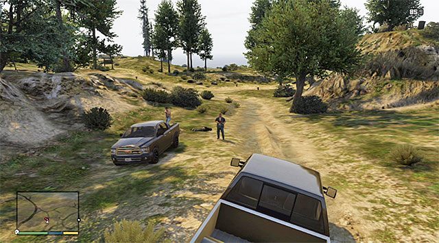 Gracz właśnie podjeżdża do miejsca, gdzie Antonia Bottino ma zostać zakopana żywcem - Grand Theft Auto V - córka byłego gangstera pozwała Rockstar North - wiadomość - 2014-02-27