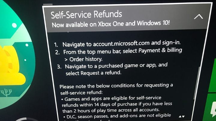 Źródło: Reddit.com - Firma Microsoft pozwoli na zwroty gier zakupionych w sklepach Windows 10 i Xbox - wiadomość - 2017-04-13