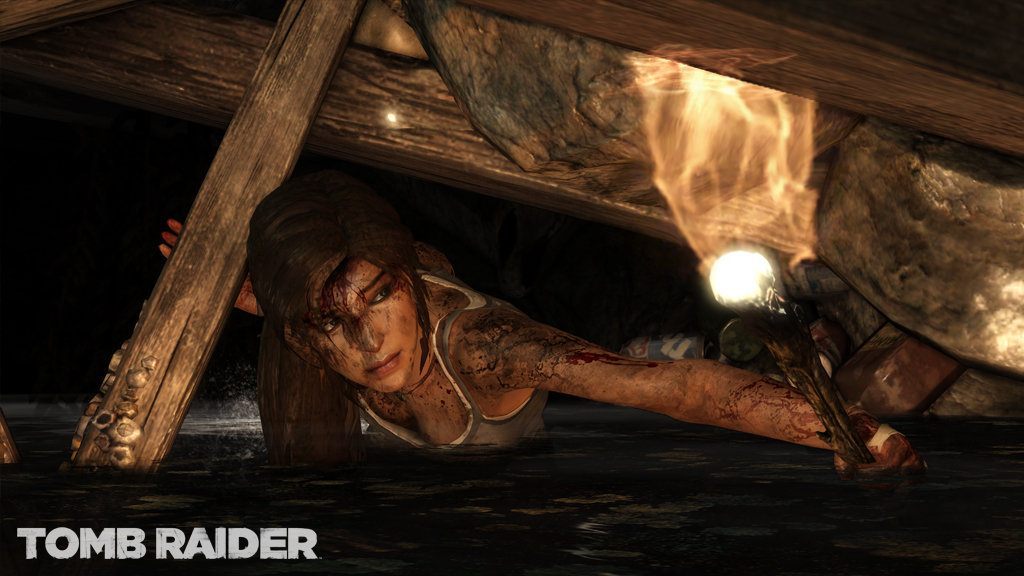 Lara Croft wypatrująca dema nowego Tomb Raidera. - Tomb Raider – nie będzie dema przed premierą gry - wiadomość - 2013-01-17