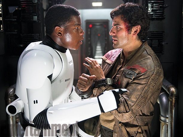 Finn (John Boyega) i Poe Dameron (Oscar Isaac) #2 / Źródło: Entertainment Weekly.