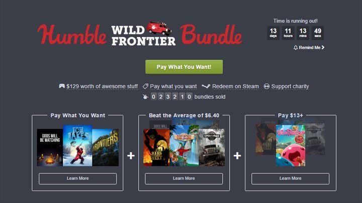 Promocja dobiegnie końca 2 maja. - Nowe Humble Bundle (m.in. Hard West, Spintires oraz Slime Rancher) - wiadomość - 2017-04-20