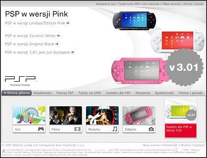 Nareszcie działa oficjalna polska strona internetowa konsoli PlayStation Portable - ilustracja #1