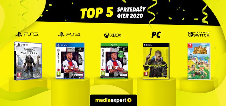 Media Expert w 2020 roku - oto TOP 5 najlepiej sprzedających się gier - ilustracja #1