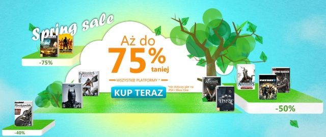 Wiosenna wyprzedaż w sklepie Uplay - Uplay – do 75% zniżki na wybrane tytuły - wiadomość - 2014-04-11