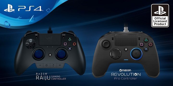 Pady do PlayStation 4 dla osób, którym nie wystarcza zwykły DualShock 4. - PlayStation 4 doczeka się dwóch zaawansowanych padów - wiadomość - 2016-10-27