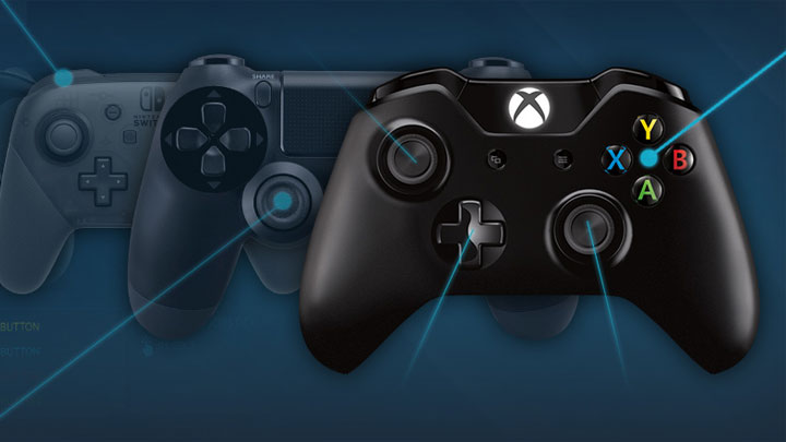 Kontrolery do konsol Xbox 360 i Xbox One są bezkonkurencyjne na Steamie, ale wielu użytkowników korzysta także z innych urządzeń. - Kontrolery na Steamie - dominacja padów Xbox, dobra pozycja Switch Pro - wiadomość - 2018-09-26