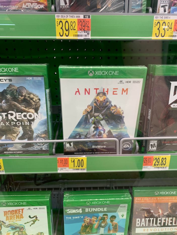 Anthem tańsze od burgera. Walmart rozdaje grę niemal za darmo - ilustracja #2