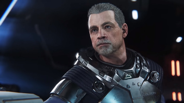 Luke Skywalker, znaczy się Mark Hamill, w grze Star Citizen. - Star Citizen - nowe wymagania Squadron 42 mówią o 16 GB RAM-u - wiadomość - 2017-12-21