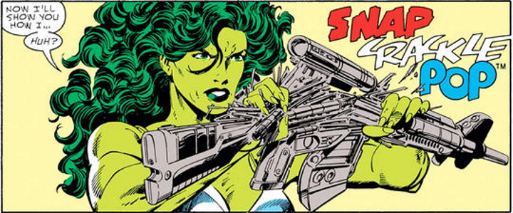 Wygląd She-Hulk; jak ta bohaterka zmieniała się przez lata - ilustracja #2