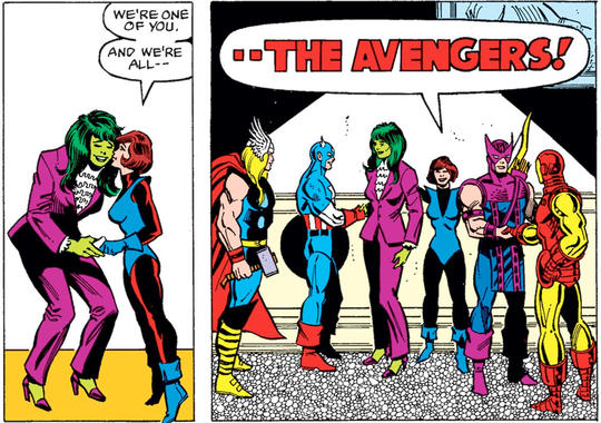 Wygląd She-Hulk; jak ta bohaterka zmieniała się przez lata - ilustracja #4