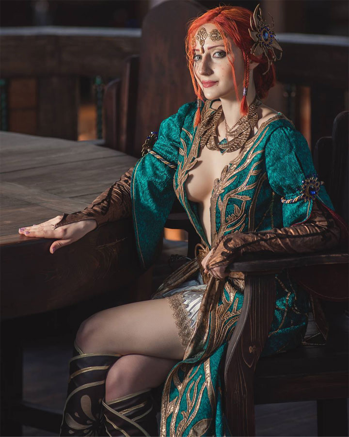 Najlepsze cosplaye - Triss z gry Wiedźmin 3 - ilustracja #4