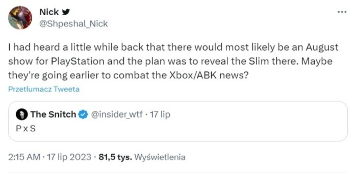 Kiedy zapowiedź PS5 Slim? Specjalista od Xboxa ma dobre wieści - ilustracja #1