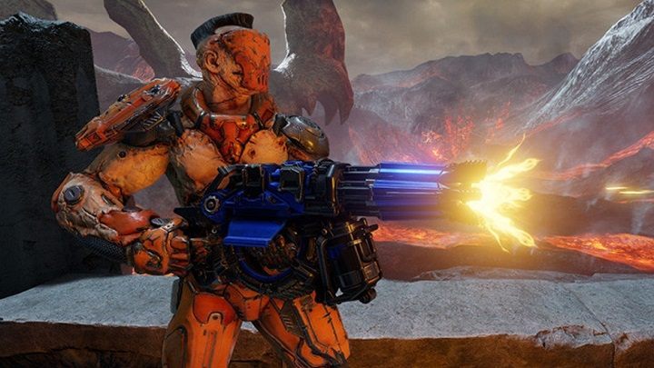 Visor z Quake III: Arena jest dostępny podczas testów Quake Champions. - Quake Champions - rozpoczęto otwarte testy techniczne - wiadomość - 2017-05-16