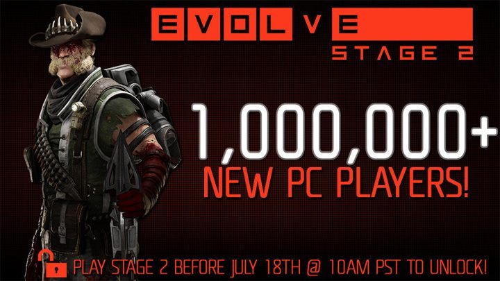 Zmiana modelu biznesowego przyciągnęła do gry wielu nowych graczy. - Evolve Stage 2 - dzięki przejściu na free-to-play gra zyskała milion nowych graczy - wiadomość - 2016-07-14