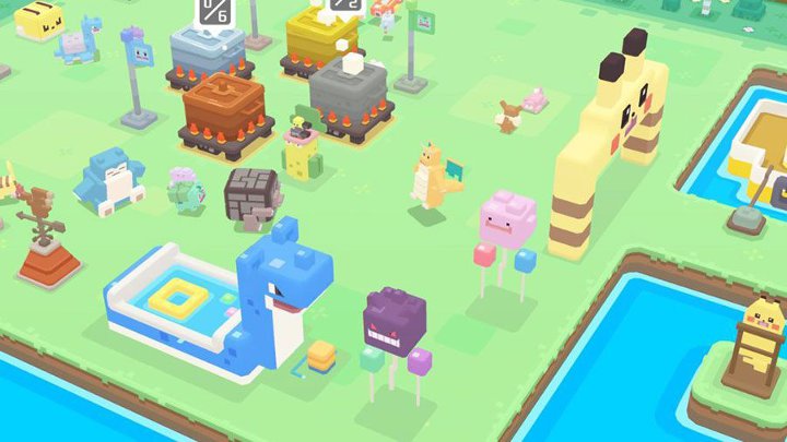 W Pokemon Quest budowa bazy jest jednym z kluczowych elementów rozgrywki. - Pokemon Quest od przyszłego tygodnia na urządzeniach mobilnych - wiadomość - 2018-06-21