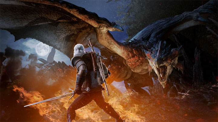 Gracze pecetowi na gościnny występ Geralta poczekają do maja. - Wiedźmin Geralt zawita do pecetowego Monster Hunter World w maju - wiadomość - 2019-04-10