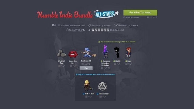 Humble Indie Bundle: All-Stars z niezależnymi klasykami (Super Meat Boy, Antichamber, Braid) - ilustracja #1