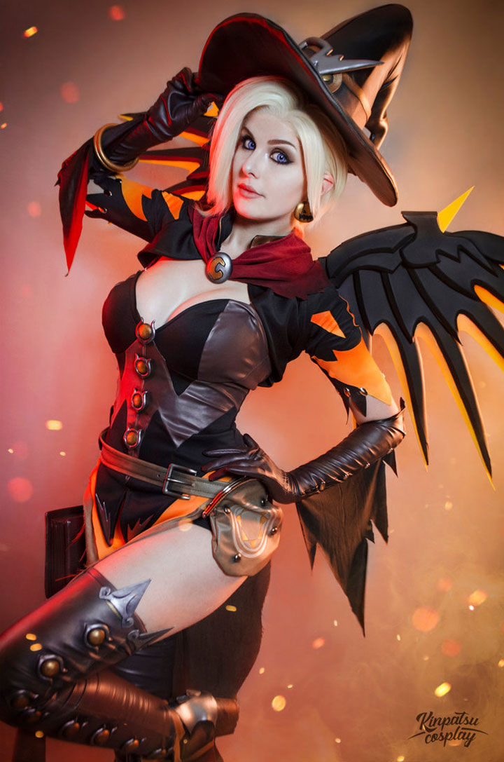 Najlepsze cosplaye - Witch Mercy z Overwatch - ilustracja #4