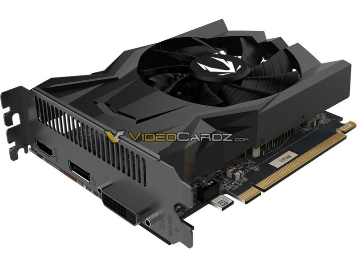 GTX 1650 od firmy Zotac. Źródło: VideoCardz.