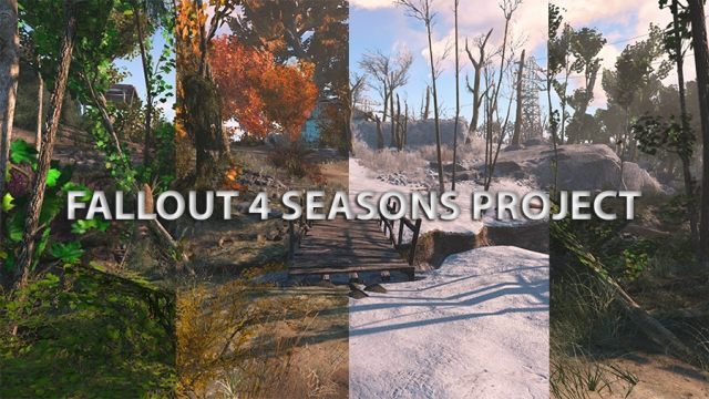Fallout 4 Seasons Project wyraźnie urozmaica świat gry. - Fallout 4 z wizualnie różnymi porami roku dzięki graficznemu modowi - wiadomość - 2016-01-14
