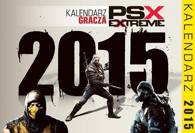 Okładka Kalendarza Gracza. - W najnowszym numerze PSX Extreme znajdziemy Kalendarz Gracza 2015 - wiadomość - 2014-11-26