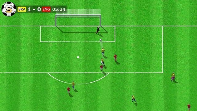 Screen z wczesnej wersji Sociable Soccer. - Sociable Soccer - duchowy spadkobierca Sensible Soccer na Kickstarterze - wiadomość - 2015-11-12