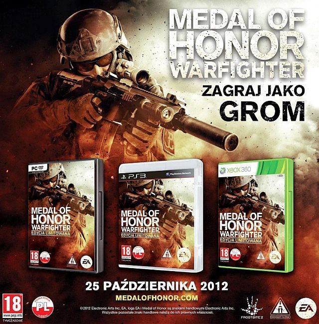 Żołnierz GROM na polskiej okładce Medal of Honor Warfighter - ilustracja #1