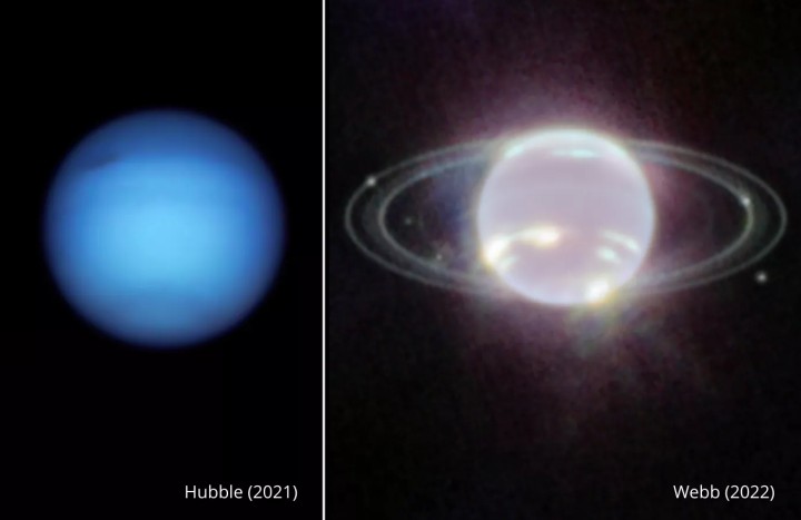 Teleskop Webba znowu zachwyca - Neptun widoczny jak nigdy dotąd - ilustracja #1