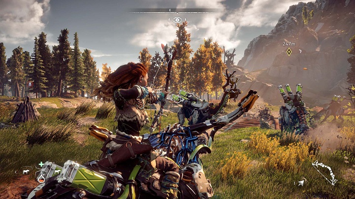 Uzbrojenie udoskonalamy przy pomocy komponentów pozyskiwanych z korpusów pokonanych przeciwników. - Wszystko o Horizon Zero Dawn (świat gry, Aloy, The Frozen Wilds) - Akt. #19 - wiadomość - 2018-03-01