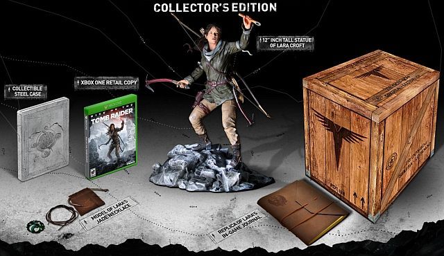 Edycja kolekcjonerska gry Rise of the Tomb Raider w wersji na Xboksa One. - Rise of the Tomb Raider – kompendium wiedzy [Aktualizacja #14: po premierze wersji na PS4 i PS4 Pro] - wiadomość - 2016-12-01
