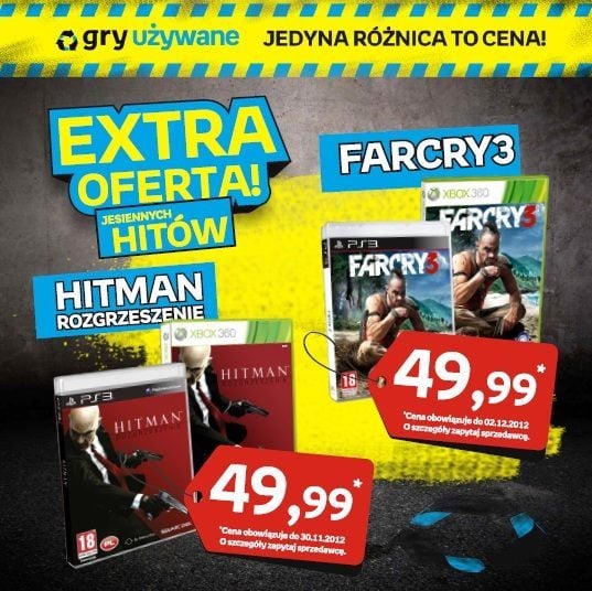Hitman: Rozgrzeszenie i Far Cry 3 w Emipku za 49,99 zł