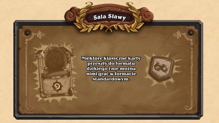 Sala Sław ma pozwolić na bardziej kreatywne tworzenie talii w formacie Standardowym. - Hearthstone: Heroes of Warcraft w Roku Mamuta - Blizzard zdradza plany rozwoju gry - wiadomość - 2017-02-17